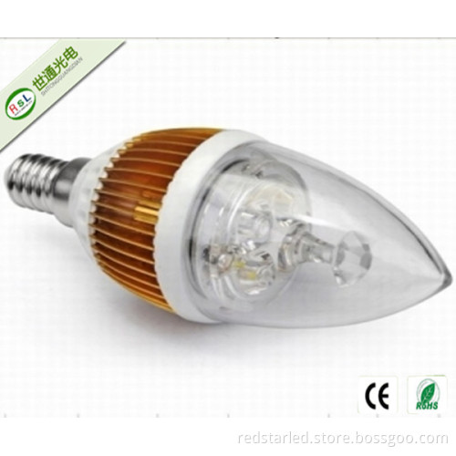 3W 5W LED Plastic Flower Candle Light